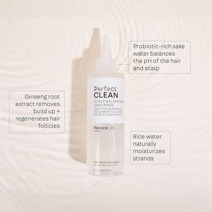 NATURELAB. TOKYO Frizz-Free Hydration Limited Edition Set: Includes Smooth Shampoo, Conditioner & Scalp Sake Rinse – Hydrates & Tames Frizz, Balances Scalp Microbiome, Includes Furoshiki Wrap