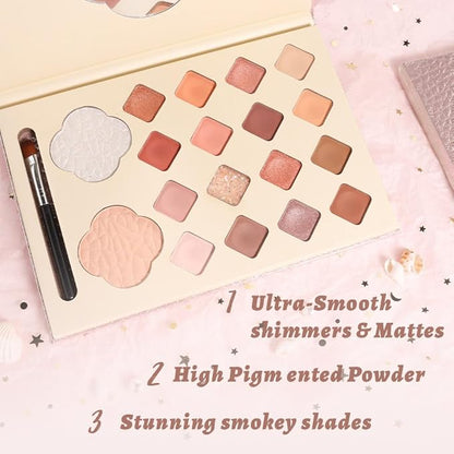 18 Girds Colorful Matte Shimmer Eyeshadow Palette