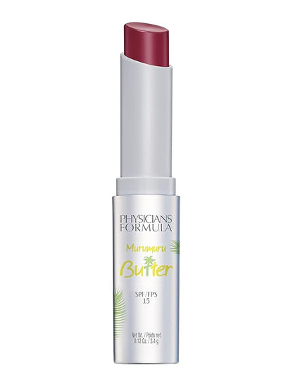 Physicians Formula Murumuru Butter Lip Cream, Lip Balm, Lip Moisturizer and Conditioner for Dry Lips. Fragrance free, Alcohol free Intensive Lip Mask and Lip Therapy Skin Care, Acai Berry