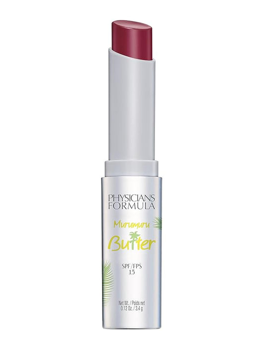 Physicians Formula Murumuru Butter Lip Cream, Lip Balm, Lip Moisturizer and Conditioner for Dry Lips. Fragrance free, Alcohol free Intensive Lip Mask and Lip Therapy Skin Care, Acai Berry