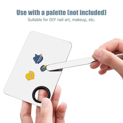 Stainless Steel Makeup Spatula, Liquid Foundation Spatula Stainless Makeup Tool