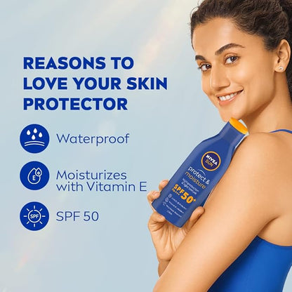 Nivea Moisturising Sun Lotion SPF-50, 125ml