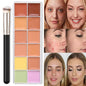 12 Color Correcting Concealer Palette With Concealer Brush,