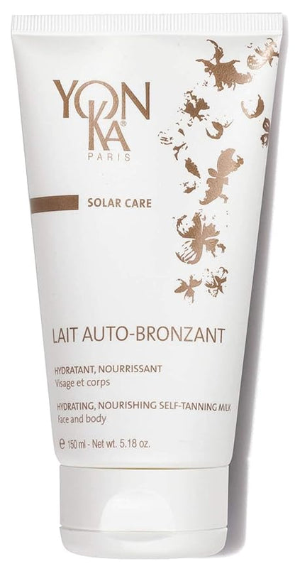 Yon-Ka Lightweight Self Tanning Body Lotion, Buildable Coverage for Natural Sunkissed Glow, Anti-Aging Antioxidant Serum with Vitamin E, 100% Natural Self Tanning Active, Vegan, 5.18 Oz/150ml