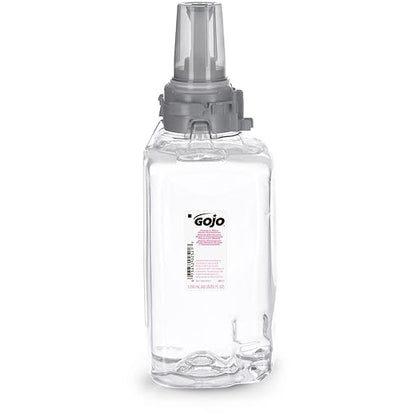 GOJO Clear & Mild Foam Handwash, Fragrance Free, EcoLogo Certified, 1250 mL Foam Soap Refill ADX-12 Push-Style Dispenser (Pack of 3) - 8811-03