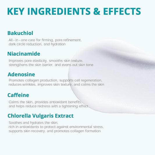 Re.SPN Bakuchiol Lifting Roller Cream, Niacinamide, Retinol, Adenosine, Caffeine | Self-Care, Vegan, Intense Hydration | Korean Face and Neck Cream with Guasha, Korean Skin Care(50ml/1.69 fl oz)