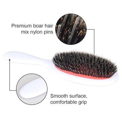 Nylon Teeth Boar Bristle Hair Extension Brush Cushion Hair Brush for Women Styling Smoothing Detangling