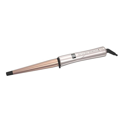 Remington Shine Therapy Argan Oil & Keratin Infused ½-1 Inch Tapered Curling Wand for Natural Curls, Includes Heat Glove