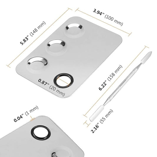 6 Pack 6 x 4 Inch Stainless Steel