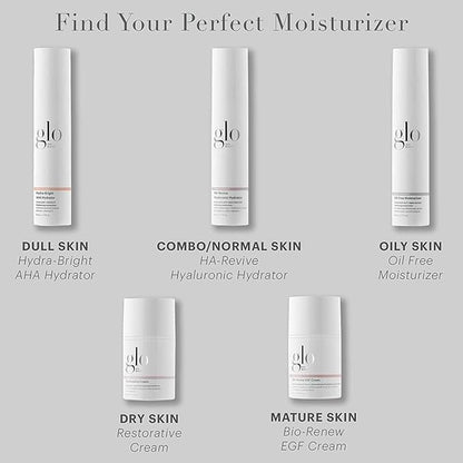 Glo Skin Beauty Hydra-Bright AHA Hydrator, Travel Size - Lightweight, Illuminating Treatment Moisturizer Targets a Brighter, Smoother Complexion (0.75 Fl Oz)