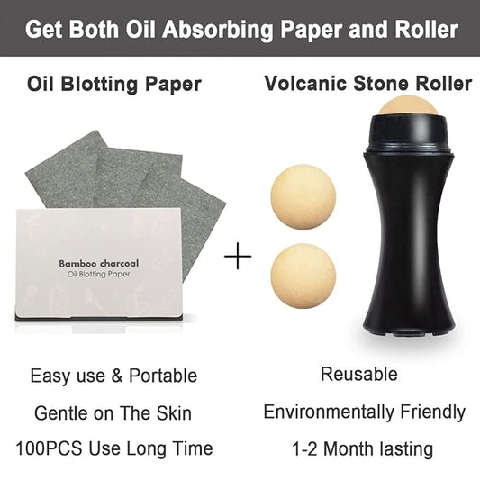 103 PCS Volcanic Roller Oily Skin Oil Control