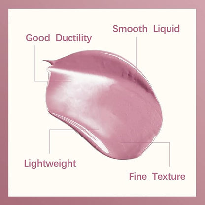 Erinde Liquid Cream Blush, Soft Dewy Face Blush, Natural Matte Finish Looking, Long-lasting Cheek Tint, Lightweight Blendable Feel, Moisturizing Face Blush for Cheek, 03