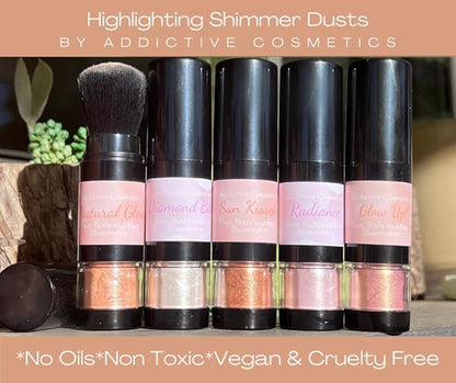 Face, Body and Hair Highlighters (1, RADIANCE, Pump Pump Brush)