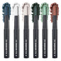 6Pcs Cream Eyeshadow Sticks Set, Champagne Pearl Brown Cocoa Stone Green Sliver Shimmer Matte Waterproof Eye Brightener Stick Palette for Eye Makeup 02 (6Pcs-02)
