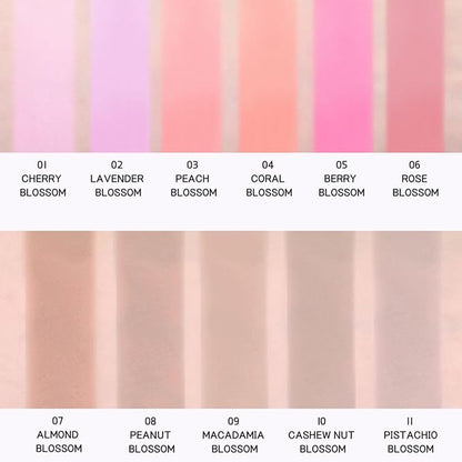 BBIA Last Blush 11 Color / 0.09oz - High Pigment Makeup Blush, Shape, Contour & Highlight Face, Long-lasting, Matte Finish (03 PEACH BLOSSOM)
