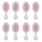 Bridesmaid Proposal Gifts 8pcs Mini Travel Brush bachelorette party accessories Cute hair Brush for Wedding Party Favors for Wedding Party Favors (White, 8pcs)