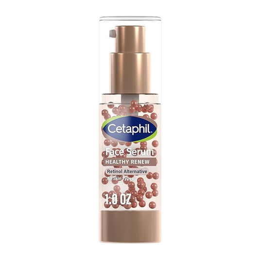 Cetaphil Healthy Renew Anti Aging Face Serum 1 Oz, Retinol Alternative Serum for Face with Niacinamide & Peptides, Skincare for Sensitive Skin with Vitamin B Complex, Fragrance Free