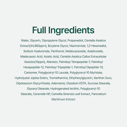 PURITO Centella Unscented Serum, Korean Centella, for All Skin Types, Ampoule, Soothing, Calming, Facial Serum for face, Vegan & Cruelty-Free, Korean Skin Care, 60ml 2fl.oz