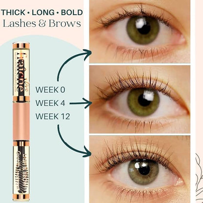 Live Fraiche Organic Castor Oil (16oz) + Filled Mascara Tube - 100% Pure Hexane Free Cold Pressed Castor Oil for Skin and Face - Hair Growth Oil for Eyelashes and Eyebrows Scalp & Hair Treatment Oil