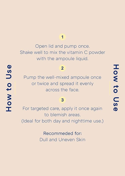 MISSHA Vita C Plus Spot Correcting Concentrate Ampoule 0.52 Fl oz/15ml, Korean Vitamin C Serum for Face, Improves Dark Spots & Firms Skin with 33% VITA C Liposome Formula