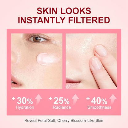 Japan Sakura Skincare Set 7PCS-Teenage Skin Care Set-Skin Care for Teens 10-12-Skincare for Girls 10-12-Teen Skin Care Kit with Cleanser,Face Cream,Mud Mask,Eye Cream (One Size, Starter Moiturizing)