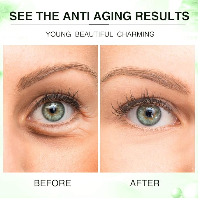 Collagen eye gel pads, green