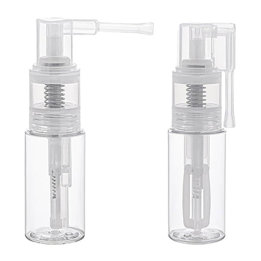 2 Pcs Empty Powder Spray Bottle, Cake Glitte