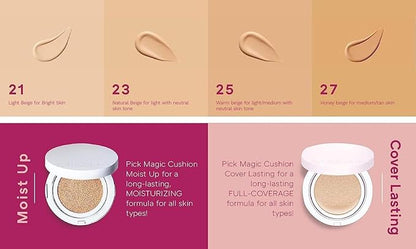 MISSHA Magic Cushion Foundation No.21 Light Beige for Skin Types