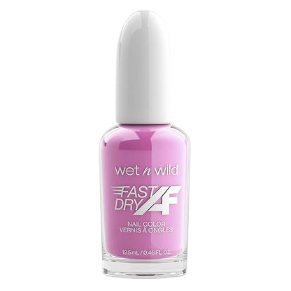 wet n wild Fast Dry AF Nail Polish Color, Pink Heels On The Beach | Quick Drying - 40 Seconds | Long Lasting - 5 Days, Shine (0.46 Fl Oz) (Pack of 2)