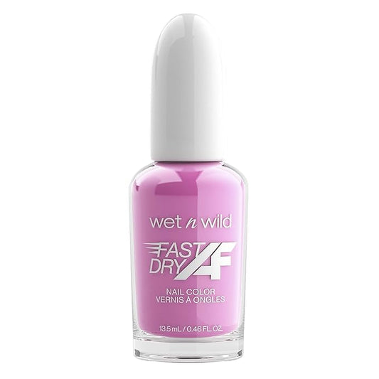 wet n wild Fast Dry AF Nail Polish Color, Pink Heels On The Beach | Quick Drying - 40 Seconds | Long Lasting - 5 Days, Shine (0.46 Fl Oz) (Pack of 2)