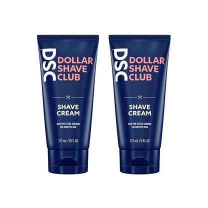 Dollar Shave Club | Shave Cream 6 ounce (2 Pack) | Hydrating Shaving Cream for Sensitive Skin