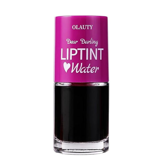 Lip Tint Stain Set, Korean Lip Tint Glossy Lip Stain Plumping Mini Liquid Lipstick, Multi-use Lip and Cheek Tint, Long-Wear Lip Stain Non-Stick Cup Smudge-proof & Lightweight Lip Tint (Grape)