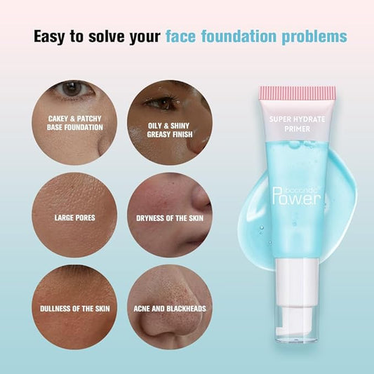 Super Hydrate Primer - Translucent Gel Formula for +4% Niacinamide)