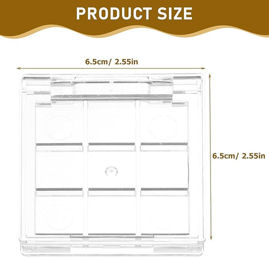 2pcs Empty Lipstick Palette Clear Lipstick Case Mini
