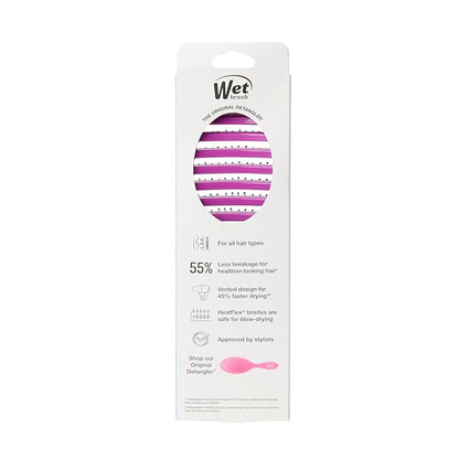 Wet Brush Speed Dry Hair Brush, Purple, Vented Design & Soft HeatFlex Bristles, Blow Dry Safe, Ergonomic Handle Manages Tangles & Uncontrollable Strands, Pain-Free Hair Accessories