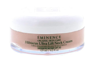 Eminence Organic Skincare Hibiscus Ultra Lift Neck Cream, 4.2 Ounce, (4324/EM)