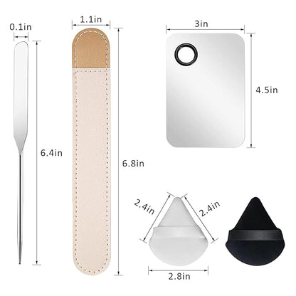 Makeup Spatula,Korean Spatula Makeup Stainless Steel Makeup Spatula
