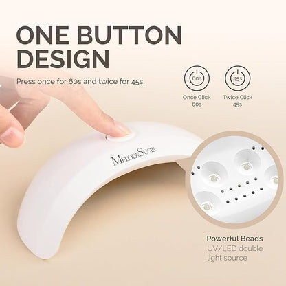 Melodysusie portable uv led nail