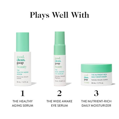 good.clean.goop beauty The Daily Juice Cleanser | Foaming Facial Cleanser to Hydrate & Cleanse Skin | Fruit Enzyme, Chlorella Extract & Spinach Leaf Extract | Face Wash to Detoxify Skin | 4.2 Fl oz
