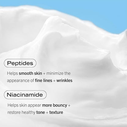 First Aid Beauty - Firming Collagen Cream with Peptides & Niacinamide, Ultra-Rich Plumping Moisturizer, Hydrates & Visibly Firms, Non-Comedogenic, Safe for Sensitive Skin, 3.5 oz