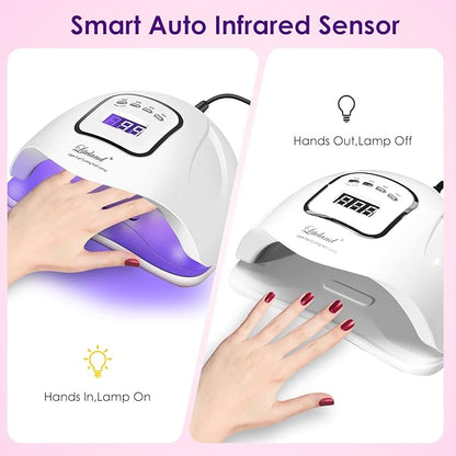 Uv gel nail lamp,150w uv