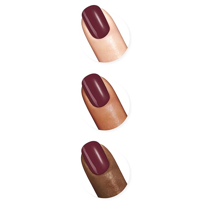 Sally Hansen Miracle Gel, Beet, Pray, Love, Long Lasting, Gel-Like Formula, No UV Lamp Needed, Opaque, Shiny Red Nail Polish