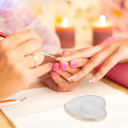 Resin Nail Art Palette Gold Edge Nail Holder