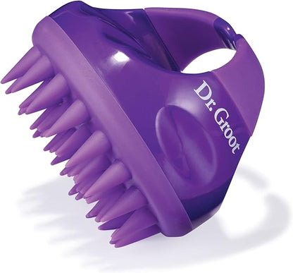 Dr. Groot Premium Scalp Cleansing Brush, Hair Scalp Massager, Scalp Scrubber with Soft Silicone Bristles, Hair Shampoo Brush for Scalp Exfoliation, Wet Dry Hair Brush for Scalp Care, Korean Hair Care