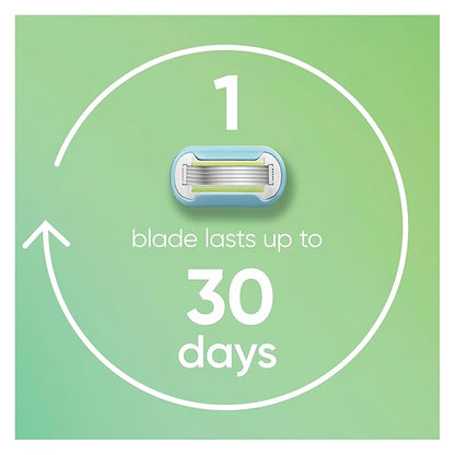 Gillette Venus Extra Smooth Women’s Razor Blades, 5-Bladed Razor Refills, 8 Count