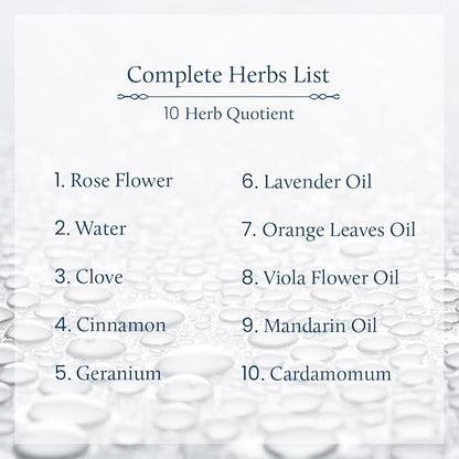 Blue Nectar Uplifting Body Mist with Himalyan Rose and Cardamom for long lasting freshness and aromatic body odor (3.4 Fl oz)