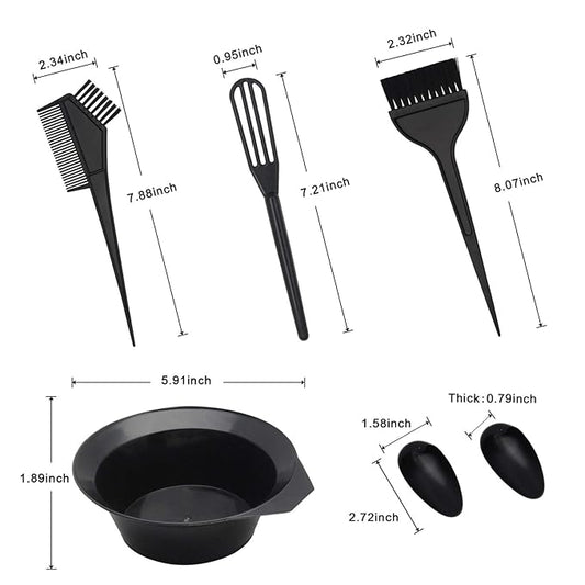 15 Pcs Hair Dye Coloring