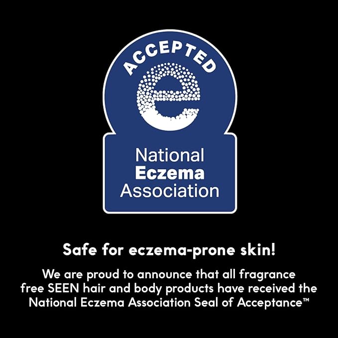SEEN Discovery Kit - Fragrance Free - Non-Comedogenic & Sulfate-Free Hair Set- Dermatologist-Developed - Safe for Sensitive, Eczema & Acne Prone Skin