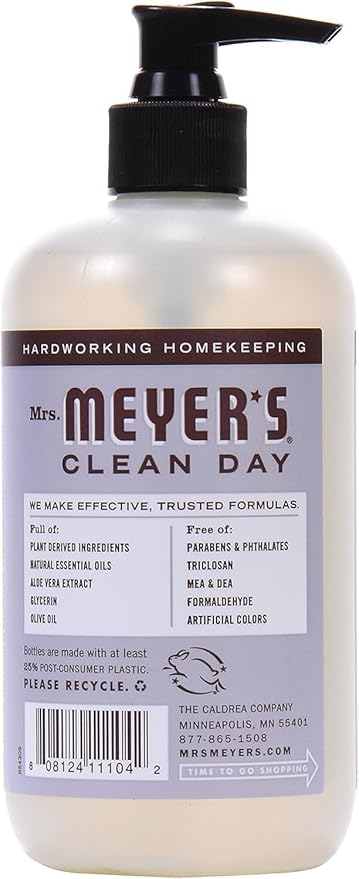 Mrs. Meyer's Basil + Lavender Liquid Hand Soap Variety Pack, 12.5 oz.