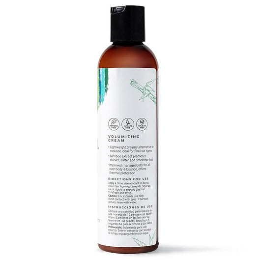 CIBU Volumizing Cream | Hair Thickening and Volumizing Creme for All Hair Types | Lotion for Added Body and Volume | 8 Ounces